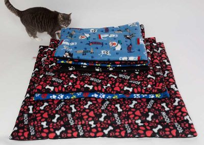 fleece cat bed